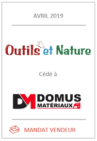 Cession du e-commerce Outils-et-Nature.fr