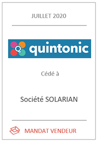 Cession de la plateforme Quintonic.fr