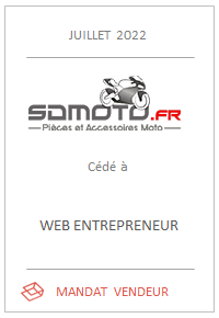 Cession du e-commerce Sdmoto.fr
